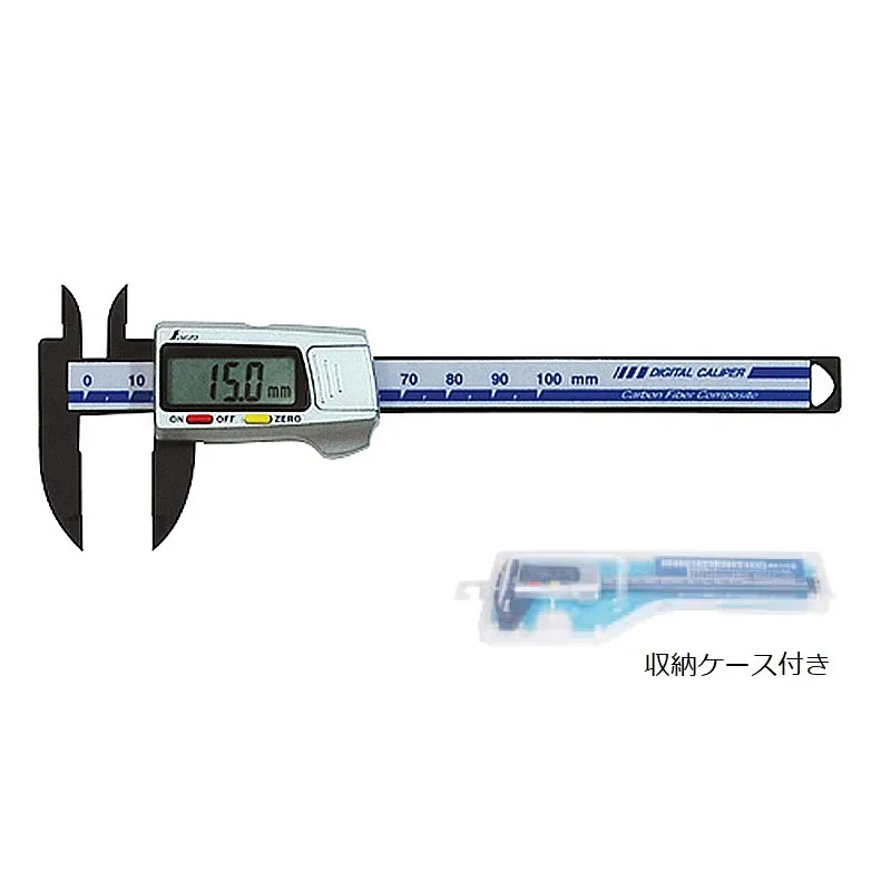 １９９７８：デジタルノギス カーボンファイバー製 １００mm