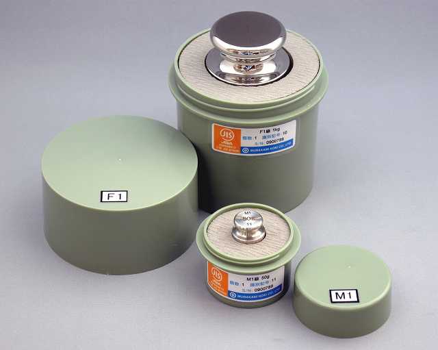 セット分銅 OIML型円筒分銅（非磁性ステンレス） F1CSO-200A F1級